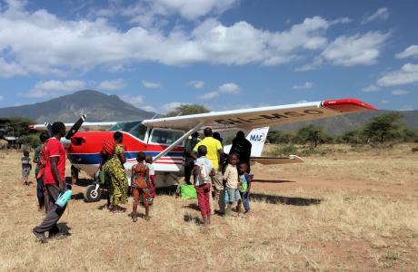 Charter flight for a pastor and his family